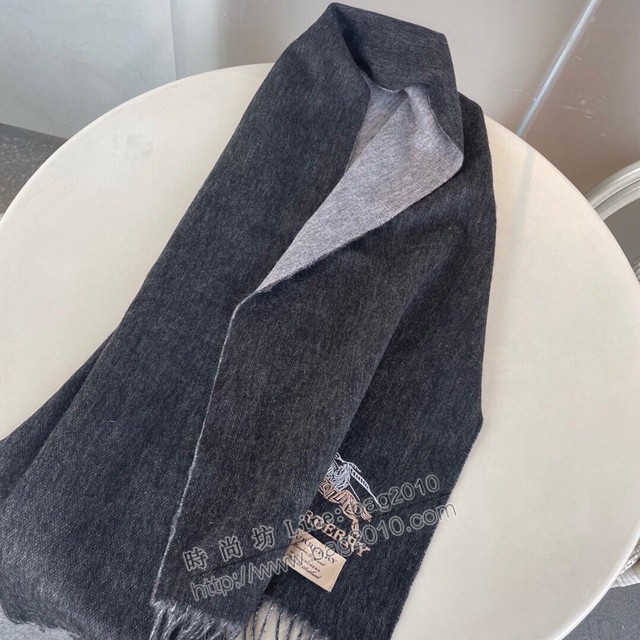 Burberry外貿出口尾單羊羔絨格紋雙面圍巾 巴寶莉2021經典巴格雙面圍巾  mmj1088